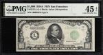 Fr. 2212-L. 1934A $1000 Federal Reserve Note. San Francisco. PMG Choice Extremely Fine 45 EPQ.