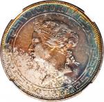 HONG KONG. Dollar, 1866. NGC AU-53.