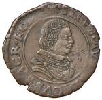 Italien CORREGGIO Siro (1605-1630) 3 Soldi - MIR 201 CU (g 174) Frattura del tondello   119