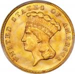 1879 Three-Dollar Gold Piece. MS-65 (PCGS). CMQ.