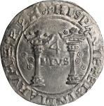 MEXICO. 4 Reales, ND (1541-42)-oMo oPo. Mexico City Mint. Carlos & Johanna. PCGS Genuine--Cleaned, A