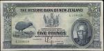 NEW ZEALAND. The Reserve Bank of New Zealand. 5 Pounds, 1934. P-156. Good.