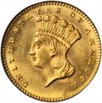 1868 Gold Dollar. MS-63 (PCGS).