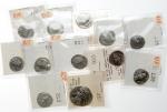A Dozen Different Parthian Silver Coins