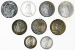 Victoria (1837-1901), Maundy coinage, Fourpence, 1884 (S.3917), Threepence (6), 1881, 1882 (S.3918),