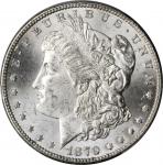 1879-S Morgan Silver Dollar. Reverse of 1878. Top 100 Variety. MS-63 (PCGS).