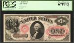 Fr. 26. 1875 $1 Legal Tender Note. PCGS Currency Superb Gem New 67 PPQ.