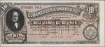 CHILE. Banco de A Edwards y Cía. 10 Libras Esterlinas, 189x. P-S248r. Remainder. Very Fine.