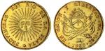 x Argentina, 17-Pesos or 8-Escudos, 1830 RA P, La Rioja [under Lamadrid], PROVINCIAS DEL RIO DE LA P