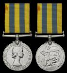 A Battle of the Imjin River casualtys Korea Medal awarded to Fusilier K. Timlin, Royal Northumberlan