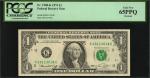 Lot of (3) Fr. 1908-K. 1974 $1 Federal Reserve Notes. Dallas. PCGS Currency Gem New 65 PPQ & 66 PPQ.
