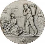 FRANCE. Agricultural Fair in Creon and the Entre-Deux-Mers Region Silver-Plated Bronze Medal, ND (ca