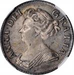 GREAT BRITAIN. Shilling, 1708. London Mint. Anne. NGC MS-63.