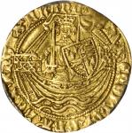 GREAT BRITAIN. Half Noble, (1422-30). London Mint. Henry VI, First Reign (1422-61). PCGS AU-55 Secur