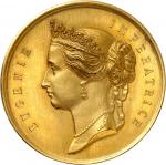 FRANCE Second Empire / Napoléon III (1852-1870). Médaille d’Or, Conférences de l’Asile impérial de V