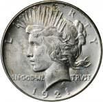 1921 Peace Silver Dollar. High Relief. MS-64 (PCGS). CAC.