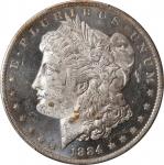 1884-O Morgan Silver Dollar. MS-62 DMPL (PCGS).