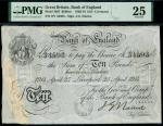 Bank of England, John Gordon Nairne (1902-1918), 10, Liverpool, 25 April 1914, serial number 9/V 345