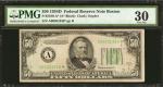 Fr. 2106-A*. 1934D $50 Federal Reserve Star Note. Boston. PMG Very Fine 30.