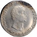 MEXICO. 8 Reales, 1823-Mo JM. Mexico City Mint. Augustin I Iturbide. PCGS MS-61 Gold Shield.