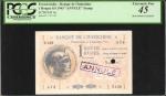 FRENCH INDIA. Banque de LIndo-Chine. 1 Roupie, 1936-45. P-4e. PCGS Extremely Fine 45.