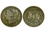 1895年S美国摩根银元，KM-110，NGC VF 25