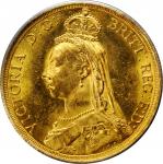 GREAT BRITAIN. 2 Pounds, 1887. London Mint. Victoria. PCGS MS-63.