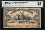 GUATEMALA. Banco Americano. 500 Pesos, 1922. P-S115b. PMG Very Fine 25.