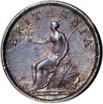 1806年英国法新铜币，1762年3便士银币及1820年1/2克朗银币，3便士评PCGS AU58，#42376764，其馀AU品相