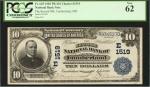 Cumberland, Maryland. $10 1902 Plain Back. Fr. 625. The Second NB. Charter #1519. PCGS New 62.
