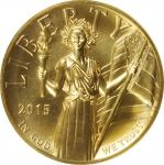 2015-W American Liberty High Relief $100 Gold Coin. Early Releases. U.S. Treasurer Angela M. Buchana