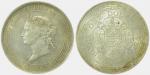 1868年香港一圆银币，PCGS AU Details