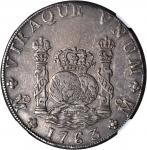 MEXICO. 8 Reales, 1763/2-MM. Charles III (1759-88). NGC EF-45.