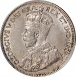 CANADA. 25 Cents, 1913. Ottawa Mint. PCGS AU-55 Gold Shield.