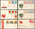 1959年纪67-纪71国庆十周年中国集邮公司首日封五套 