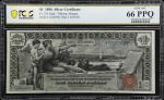 Fr. 224. 1896 $1 Silver Certificate. PCGS Banknote Gem Uncirculated 66 PPQ.