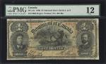 CANADA. Dominion of Canada. 1 Dollar, 1898. DC-13c. PMG Fine 12.