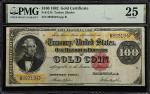 Fr. 1214. 1882 $100 Gold Certificate. PMG Very Fine 25.