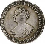 RUSSIA. Ruble, 1725. St. Petersburg Mint. Catherine I. NGC VF-25.