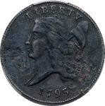 1793 Liberty Cap Half Cent. Head Left. C-3. Rarity-3. EF Details--Corrosion Removed (PCGS).