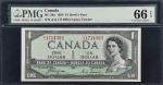 CANADA. Bank of Canada. 1 Pound, 1954. BC-29a. PMG Gem Uncirculated 66 EPQ.