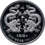 1988年戊辰(龙)年生肖纪念铂币1盎司 极美