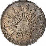 MEXICO. 8 Reales, 1828-Ga FS. Guadalajara Mint. NGC VF-20.