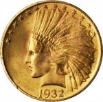 1932 Indian Eagle. MS-64+ (PCGS).