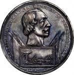 1859 Dr. Elisha Kent Kane, Great Arctic Navigator Medal. By George Hampden Lovett. White Metal. Mint