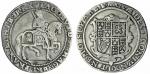 James I (1603-1625), Crown, 1623-1624, Third coinage, King on horseback trotting right, rev. square 