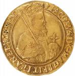 GREAT BRITAIN. Unite, ND (1606-07). London Mint; mm: Escallop. James I. PCGS Genuine--Scratch, EF De