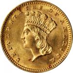 1888 Gold Dollar. MS-64 (PCGS).