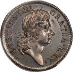1723 Wood’s Hibernia Halfpenny. Martin 4.46-Gd.3, W-13650. Rarity-7+ in this composition. Silver. MS