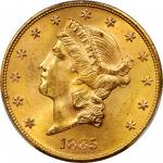 1885-S Liberty Head Double Eagle. MS-64+ (PCGS). CAC. Gold Shield Holder.